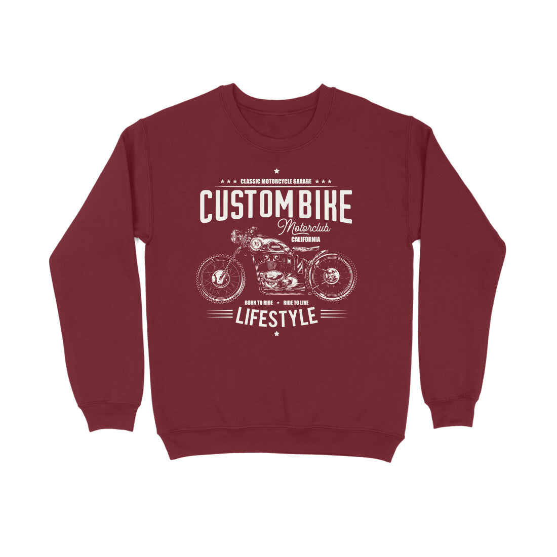 Men's Sweatshirt - Custom Bike Lifestyle