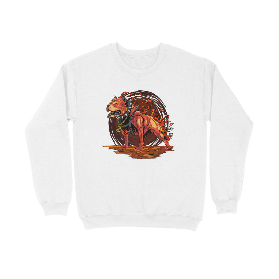 Men's Sweatshirt - Fire Dog