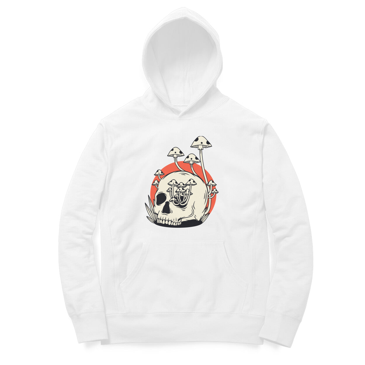 Men's Hoodie - Mushroom Skull