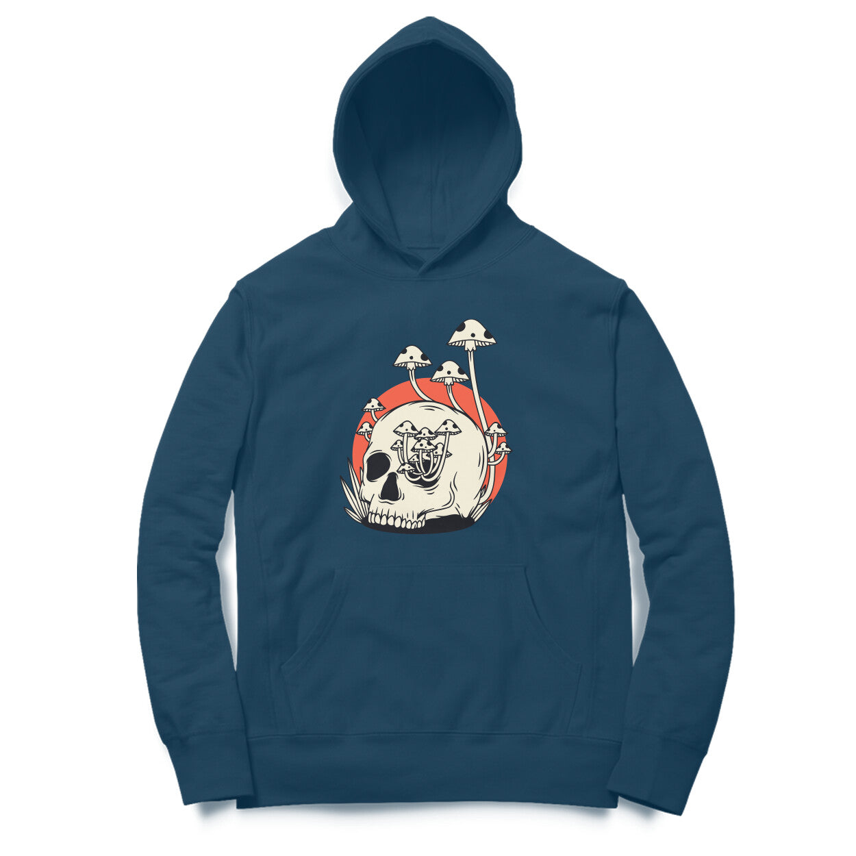 Men's Hoodie - Mushroom Skull