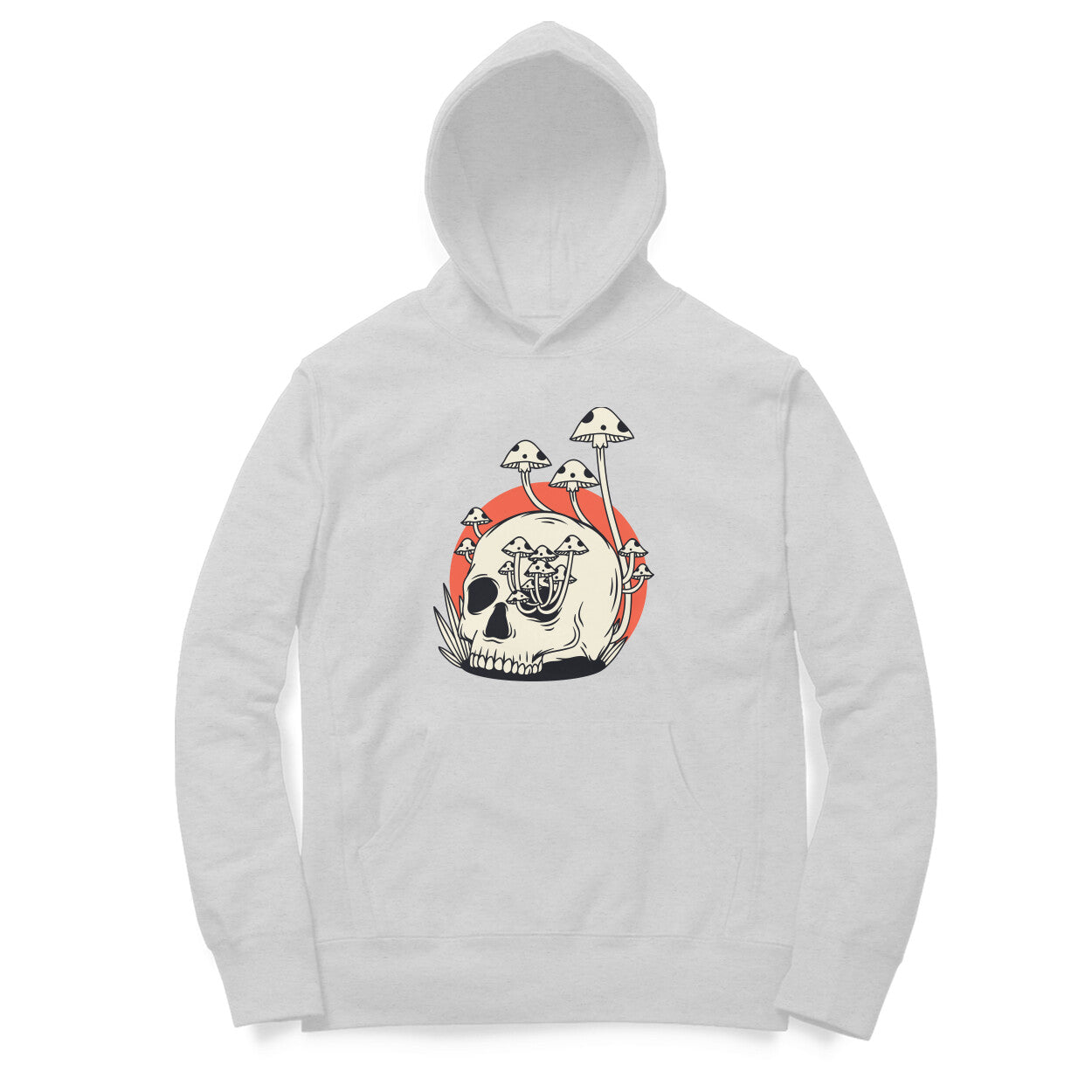 Men's Hoodie - Mushroom Skull