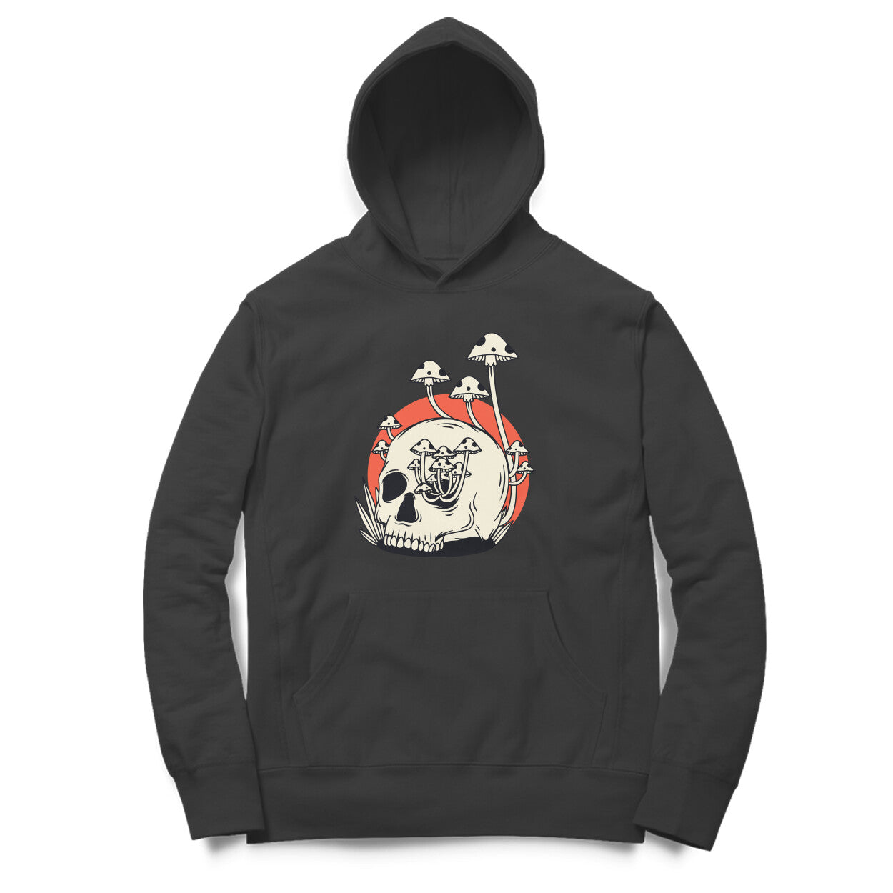 Men's Hoodie - Mushroom Skull