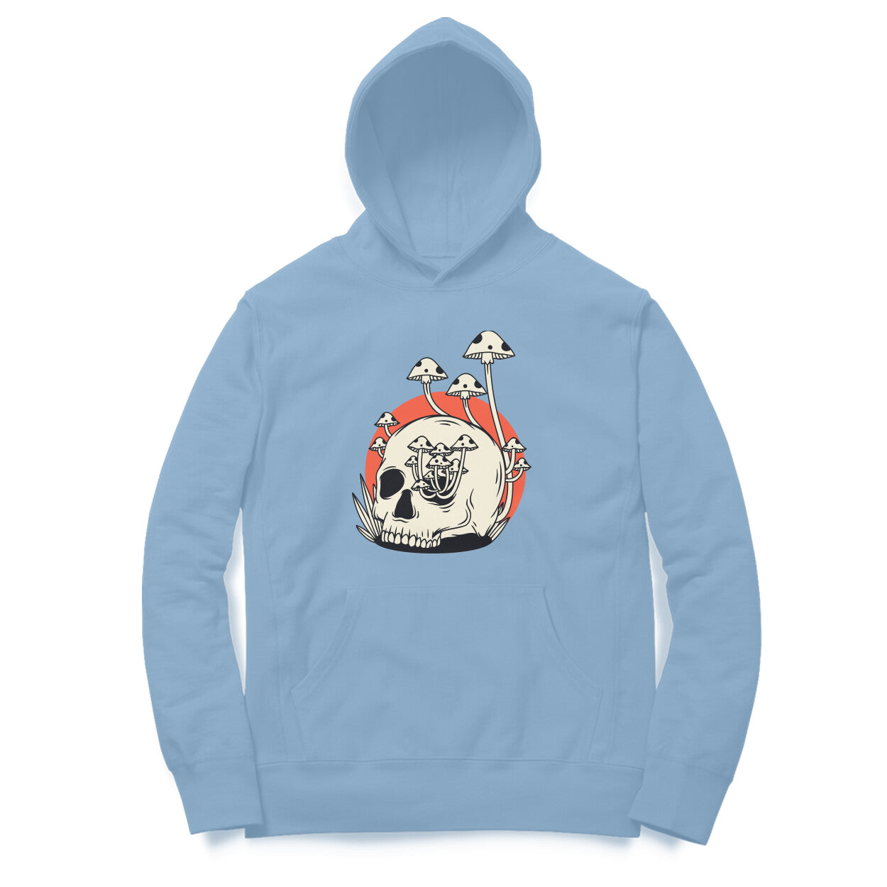 Men's Hoodie - Mushroom Skull
