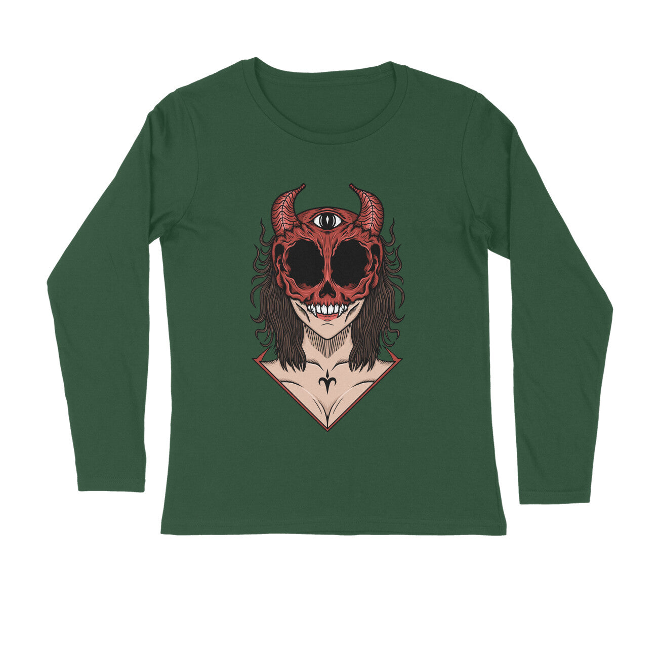 Women's Full Sleeves T-shirt - Wild Life