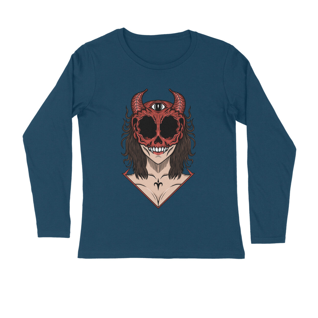 Women's Full Sleeves T-shirt - Wild Life