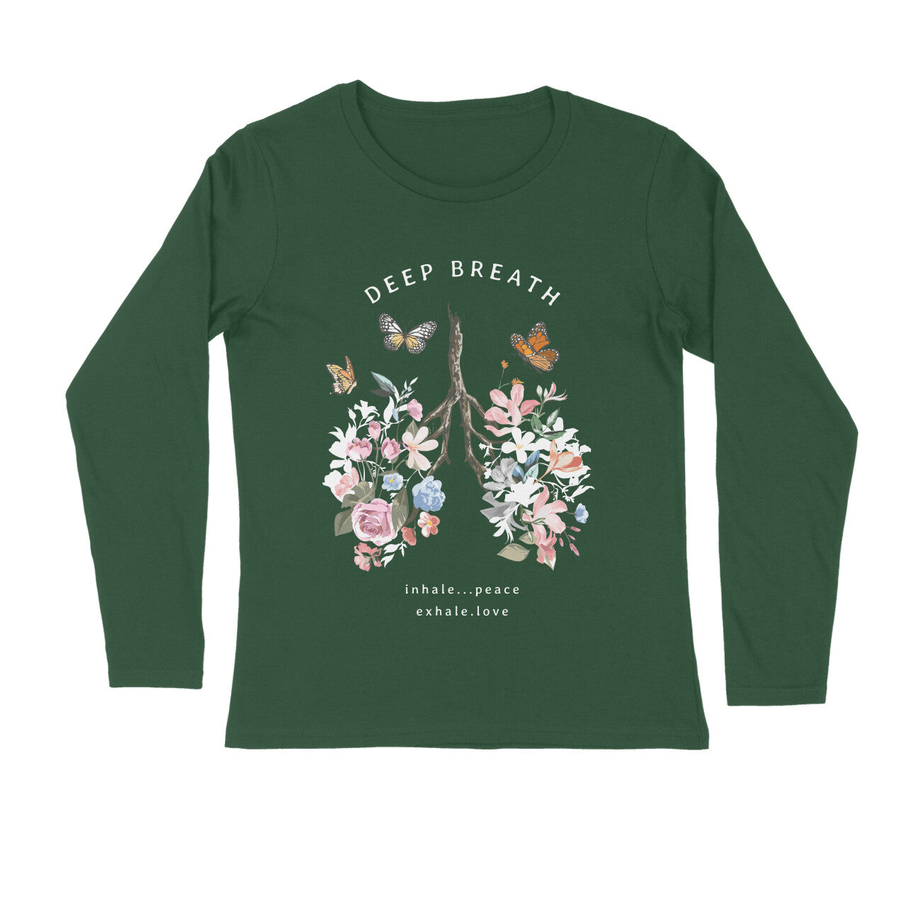 Women's Full Sleeves T-shirt - Deep Breath