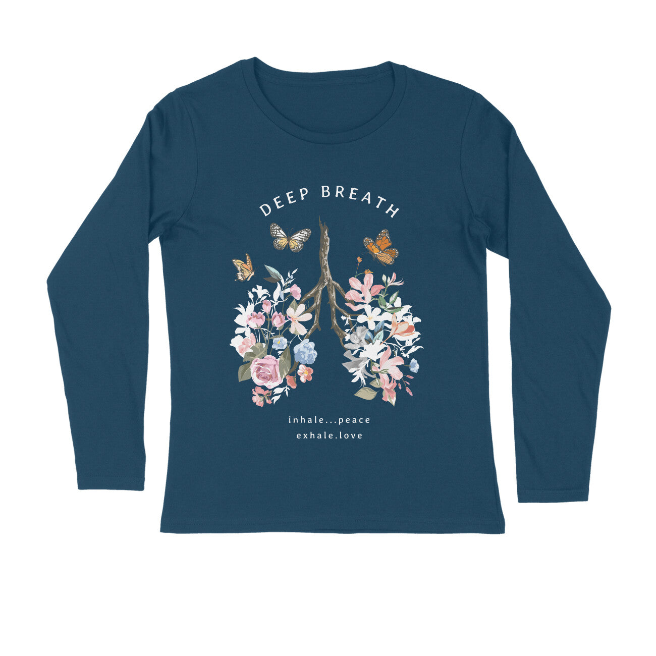 Women's Full Sleeves T-shirt - Deep Breath