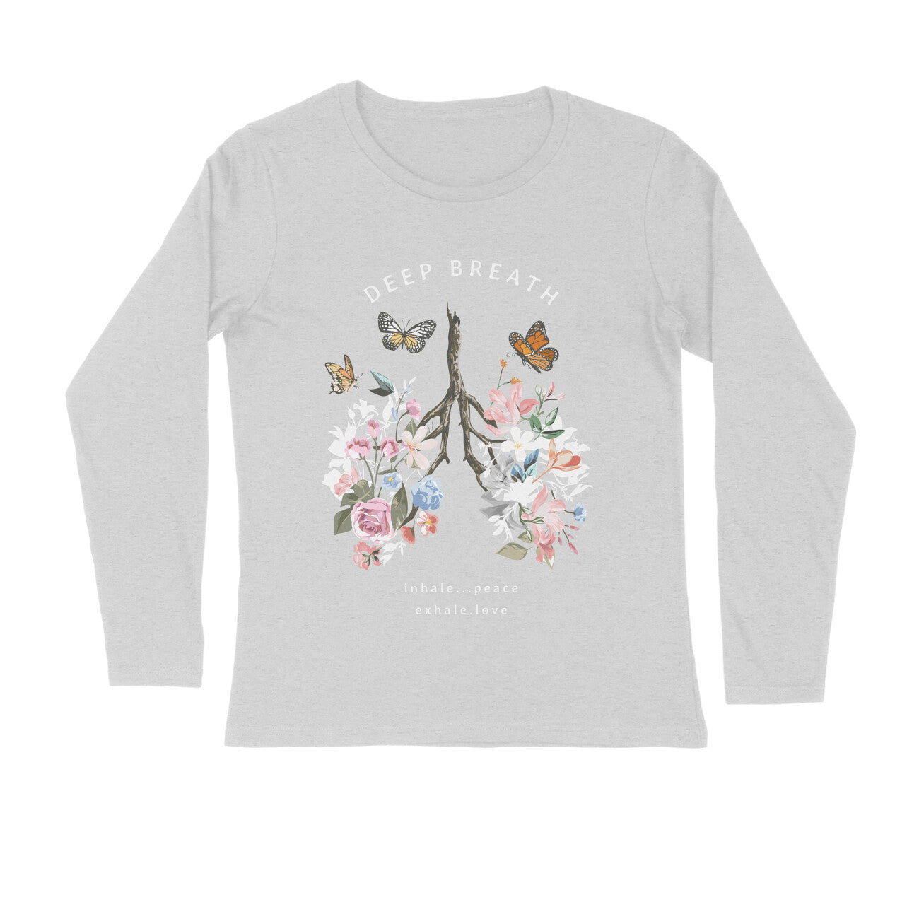 Women's Full Sleeves T-shirt - Deep Breath