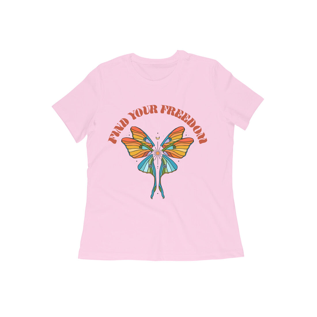 Women's Cotton Tshirt - Find Your Freedom