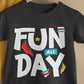 Kid's Half Sleeve Round Neck T-Shirt - Fun All Day