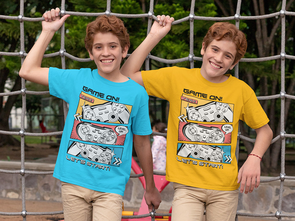 Kid's T-shirt - Game ON Let's start