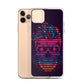 Neon Skull iPhone Case