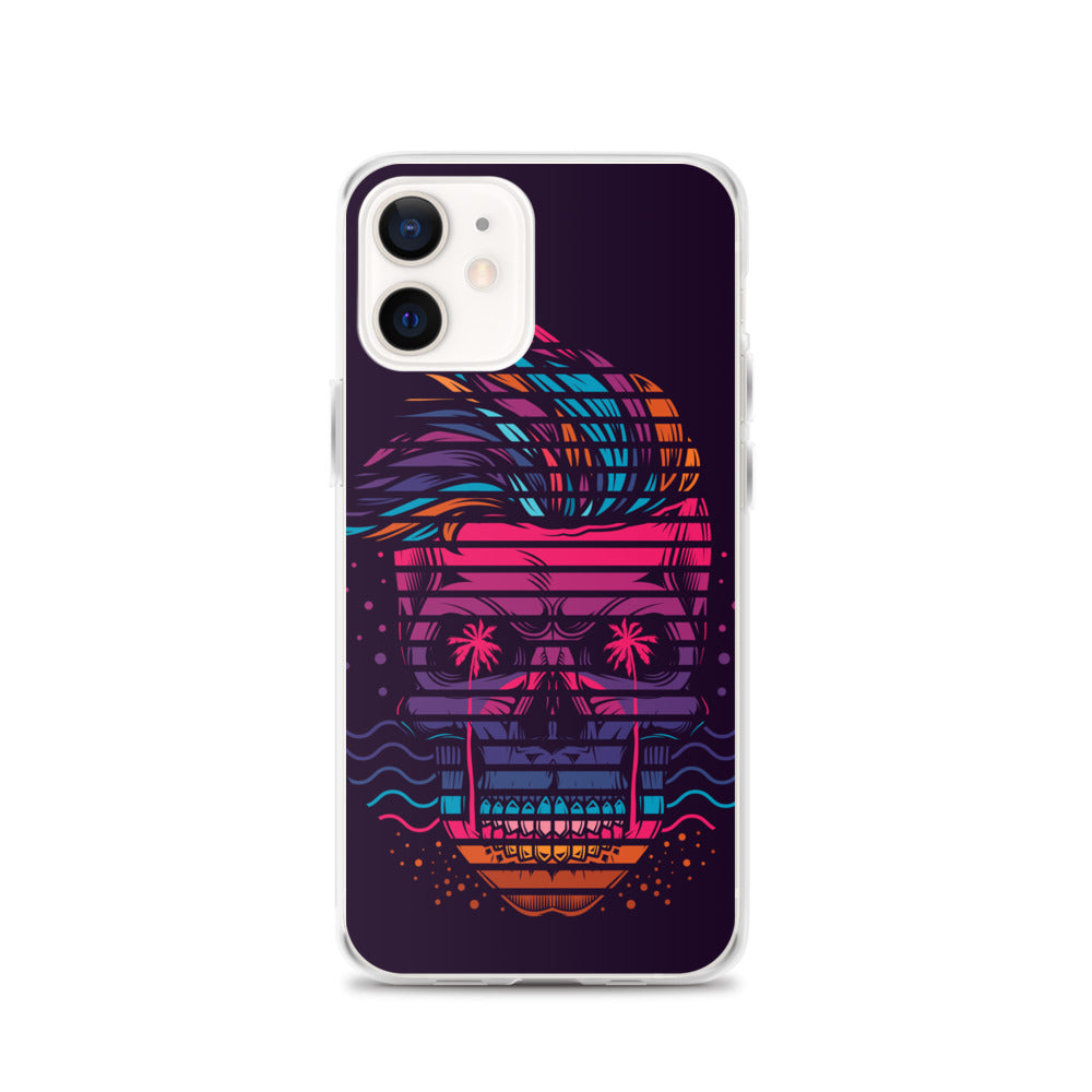 Neon Skull iPhone Case