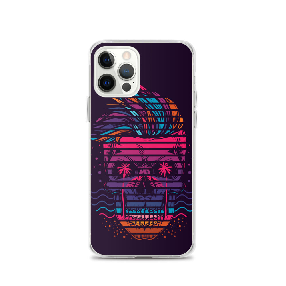 Neon Skull iPhone Case