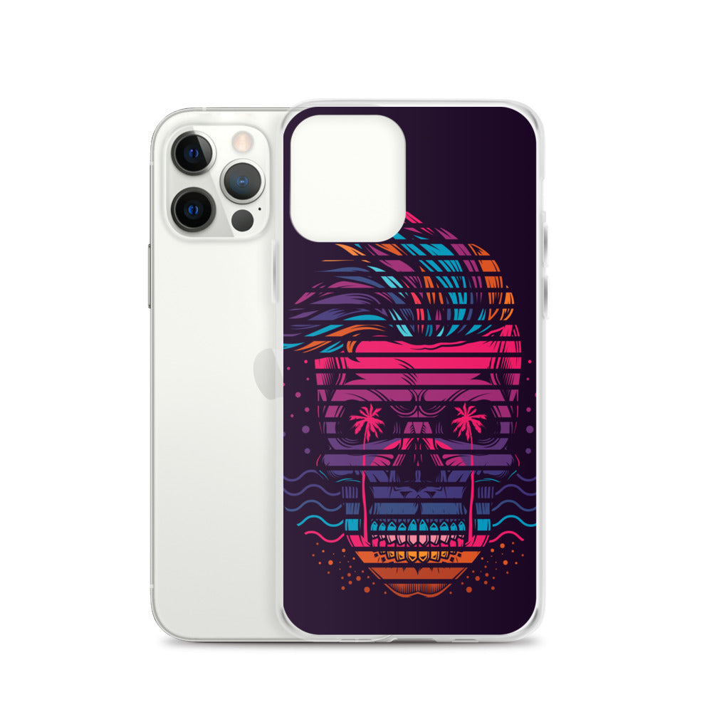 Neon Skull iPhone Case