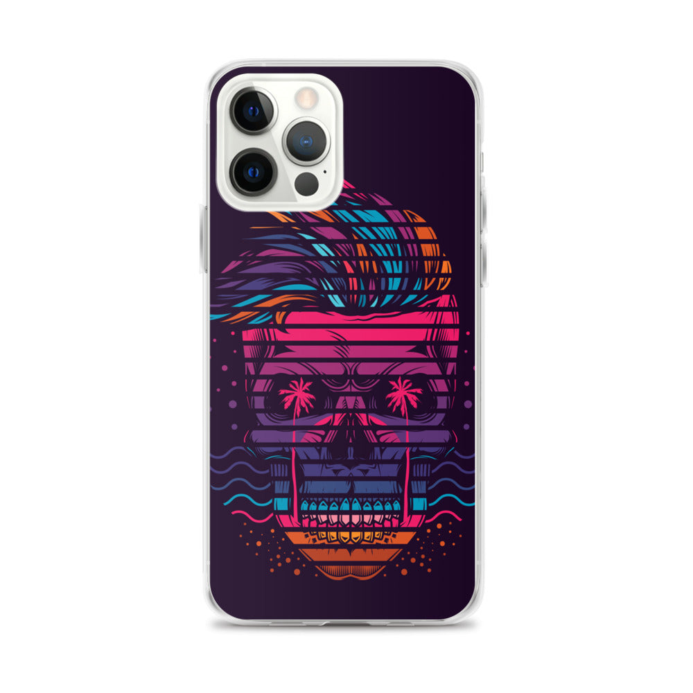 Neon Skull iPhone Case