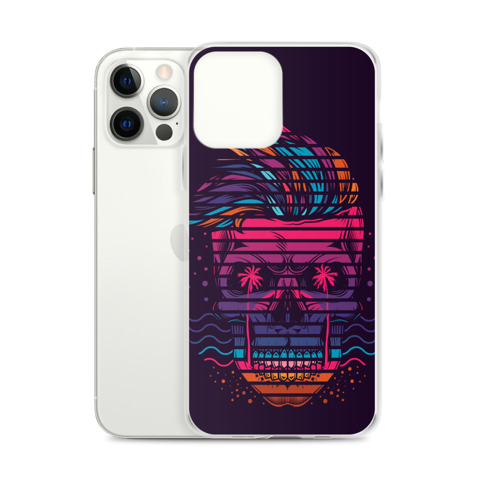 Neon Skull iPhone Case