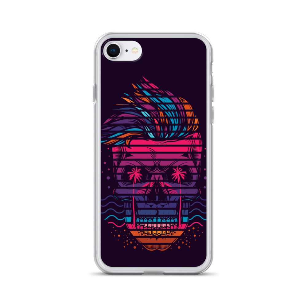 Neon Skull iPhone Case