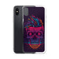 Neon Skull iPhone Case