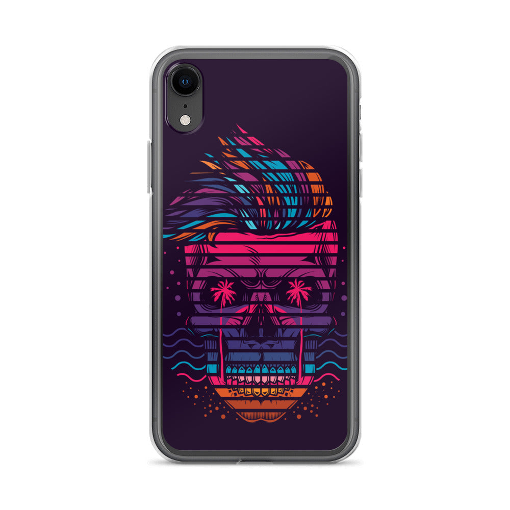Neon Skull iPhone Case