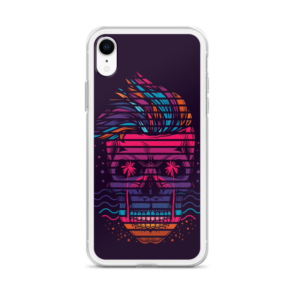 Neon Skull iPhone Case