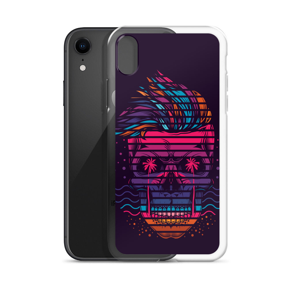 Neon Skull iPhone Case