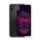 Neon Skull iPhone Case