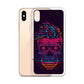 Neon Skull iPhone Case