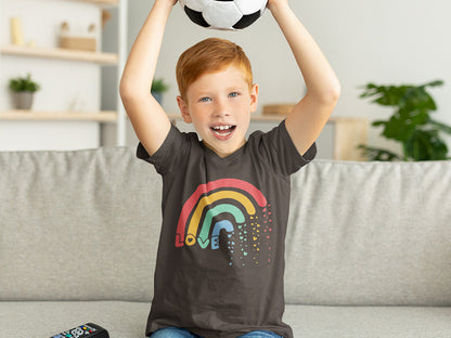 Kid's (Toddler) Half Sleeve Round Neck T-Shirt - Love