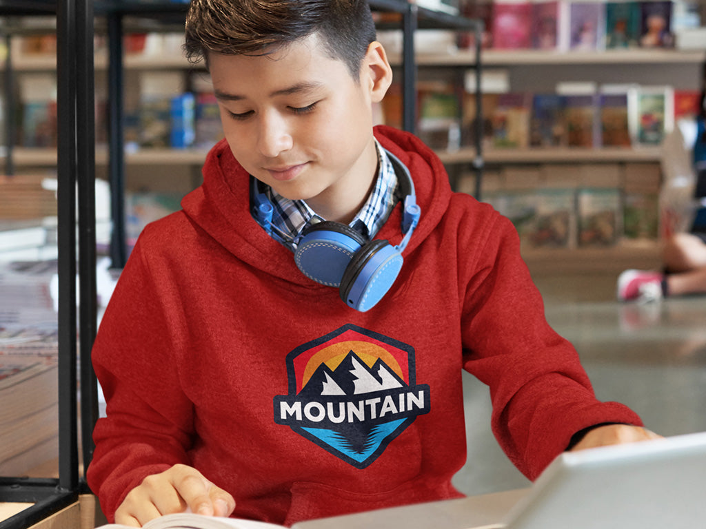 Kid's Hoodie Sweatshirt - Mountian