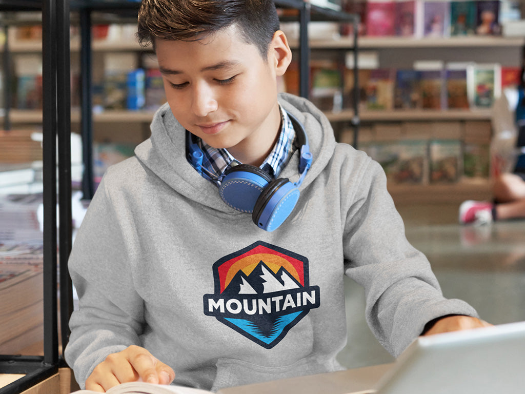 Kid's Hoodie Sweatshirt - Mountian