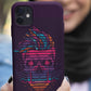 Neon Skull iPhone Case
