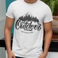 Men's Cotton Roundneck T-shirt - Outdoor Adventure