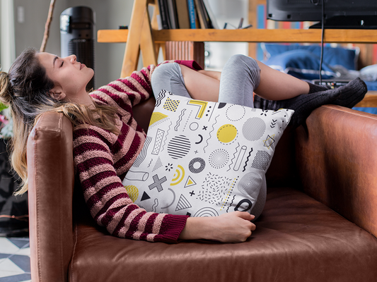 Basic Pillow - Geometric Shapes (18"x18", 20"x12", 22"x22")