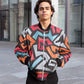 Men’s Bomber Jacket - Creative ZigZag