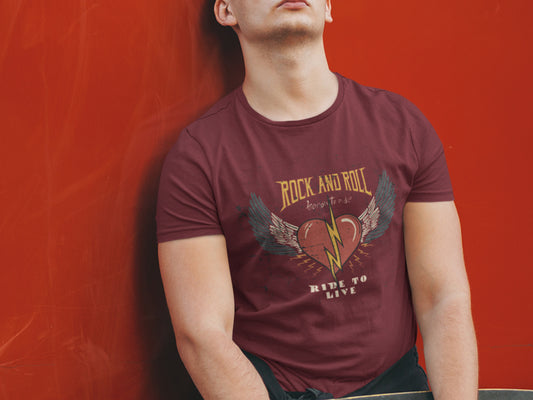 Men's Cotton Tshirt - Rock & Roll