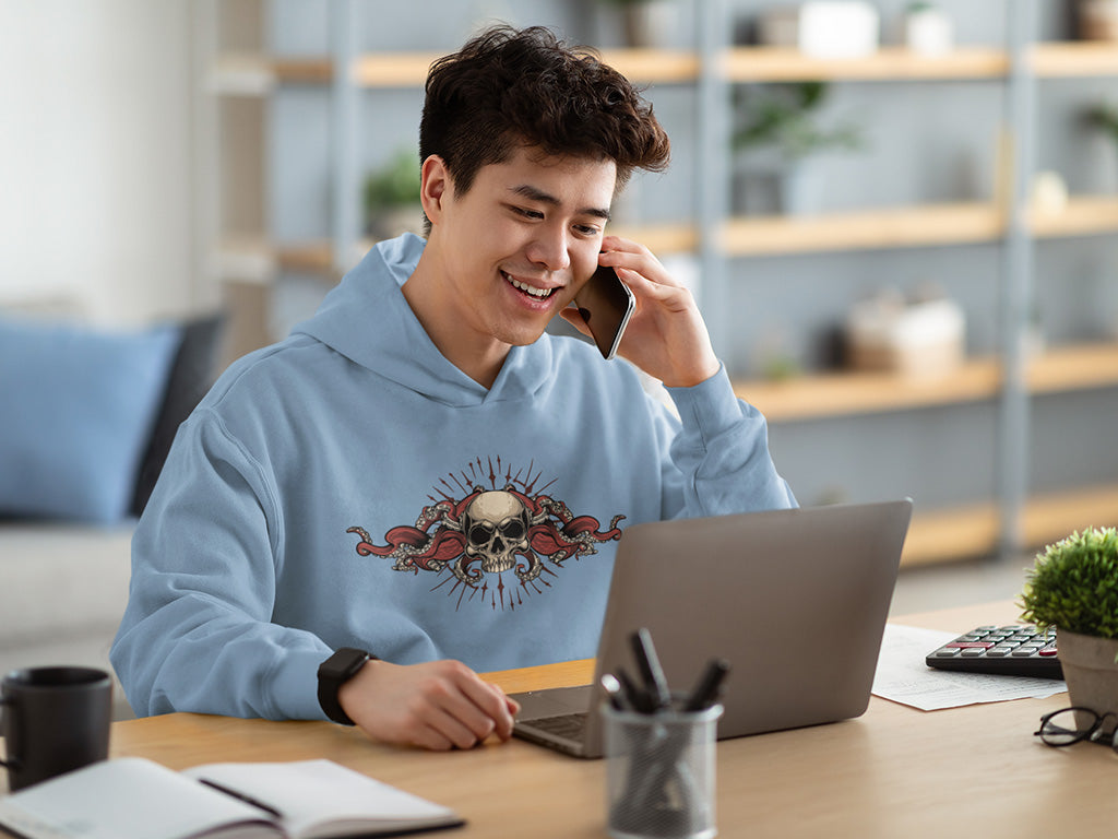 Men's Hoodie - Skull Design