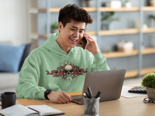 Men's Hoodie - Skull Design