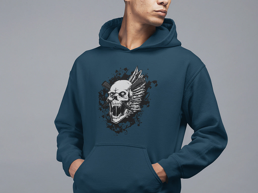 Men's Hoodie - Skull Smash