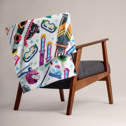 Throw Blanket 50″ × 60″ Winter Holidays